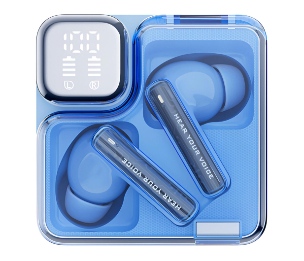QCY MeloBuds Neo T31 Niebieskie - 1322159 - zdjęcie 4